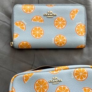 Coach - Mini wallet oranges
